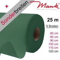 Partytischdecke.de | Tischdecke Mank Linclass dunkelgrün 25 m x Breite