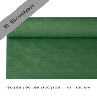 Partytischdecke.de | Papiertischdecke Damastprägung 8 lfm dunkelgrün