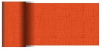 Partytischdecke.de | Tischläufer 15 cm x 20 m Dunicel Linnea mandarin Partytischdecke.de | Tischläufer 15 cm x 20 m Dunicel Linnea mandarin