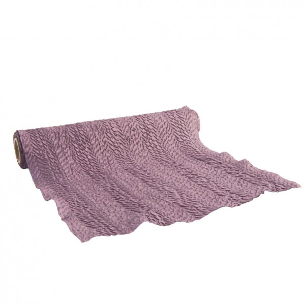 Partytischdecke.de | Taftband Crushed Soft Violet 29 cm x 2,5 m 1 Rolle