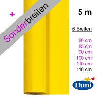 Partytischdecke.de | Tischdecke Duni Dunicel gelb 5 m x Breite