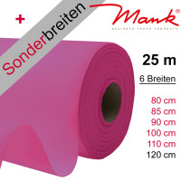 Partytischdecke.de | Tischdecke Mank Linclass fuchsia 25 m x Breite