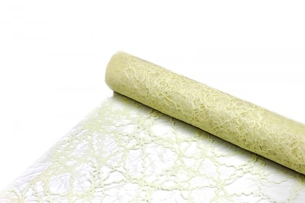 Partytischdecke.de | Sizotwist creme Rolle à 10 m x Breite