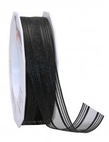 Partytischdecke.de | Satin-Organza Band PALMA 25 mm x 25 m schwarz Partytischdecke.de | Satin-Organza Band PALMA 25 mm x 25 m schwarz