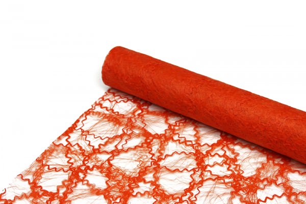 Partytischdecke.de | Sizotwist orange Rolle à 10 m x Breite