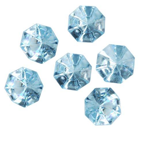 Partytischdecke.de | Deko-Accessoires Blau | Diamonds-32 mm | 8 Stück