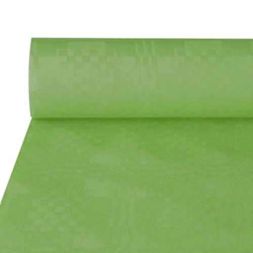 Grüne Papiertischdecke ideal für Biertische 1 m breit 50 Meter Rolle 