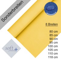 Partytischdecke.de | Tischdecke Soft Selection Plus gelb 25 lfm Auswahl