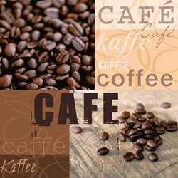 Partytischdecke.de | Servietten 33x33 Coffee Gallery 20 Stück