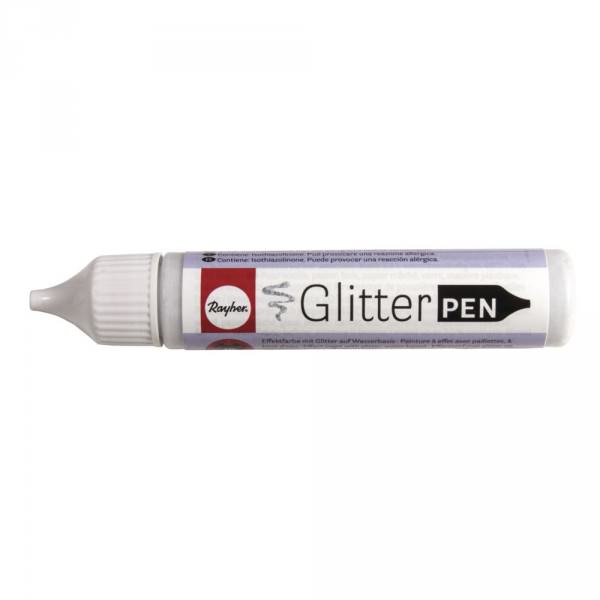 Partytischdecke.de | Glitter Effekt-Pen Silber
