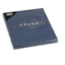 Partytischdecke.de | Servietten 33x33 Color dunkelblau 20 Stück 3-lagig