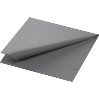Partytischdecke.de | Duni Serviette Tissue 24x24 1/4 Falz granite grey Partytischdecke.de | Duni Serviette Tissue 24x24 1/4 Falz granite grey