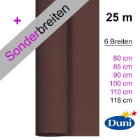Partytischdecke.de | Duni Dunicel Tischdecke chestnut 25 m x Breite