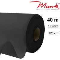 Partytischdecke.de | Tischdecke Mank Linclass 1,20 x 40 m schwarz