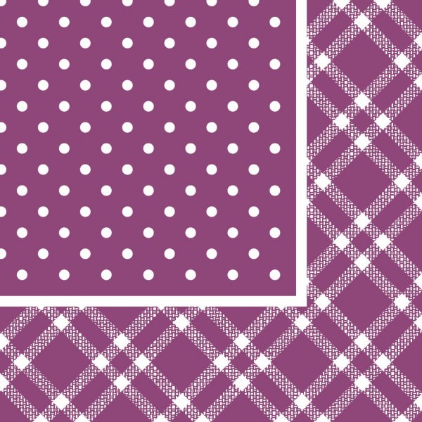 Serviette Mank Linclass Antonia beere 40x40 50 Stück