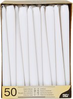 Partytischdecke.de | Spitzkerze weiss 7h 50er Pack Partytischdecke.de | Spitzkerze weiss 7h 50er Pack