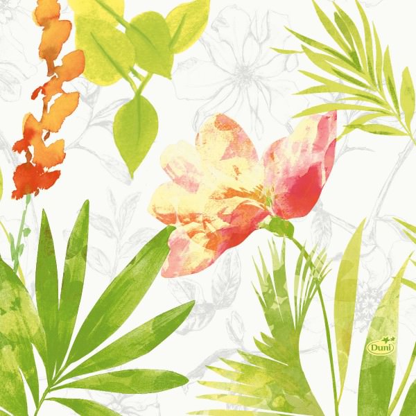 Partytischdecke.de | Duni Serviette Tissue 33x33 Summertime Red