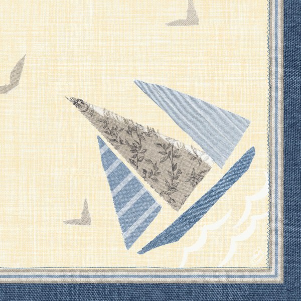 Partytischdecke.de | Serviette Duni Dunisoft 40x40 Seaway
