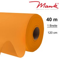 Partytischdecke.de | Tischdecke Mank Linclass 1,20 x 40 m orange