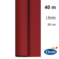 Partytischdecke.de | Tischdecke 0,90 x 40 m Dunicel bordeaux