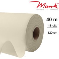 Partytischdecke.de | Tischdecke Mank Linclass 1,20 x 40 m champagner