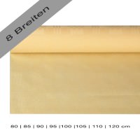 Partytischdecke.de | Papiertischdecke Damastprägung 8 lfm creme