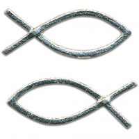 Verzierwachs Fisch 40 cm x 15 mm silber 2 Stück Verzierwachs Fisch 40 cm x 15 mm silber 2 Stück