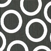 Partytischdecke.de | Servietten 25x25 Circle black 20 Stück