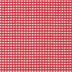 Partytischdecke.de | Servietten 33x33 Vichy red 20 Stück