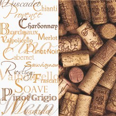 Partytischdecke.de | Servietten 33x33 Wine Tasting 20 Stück