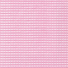 Partytischdecke.de | Servietten 33x33 Vichy rose 20 Stück