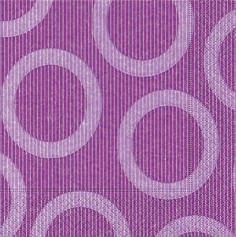 Partytischdecke.de | Servietten 33x33 Circle lilac 20 Stück