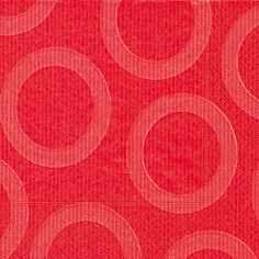 Partytischdecke.de | Servietten 40x40 Circle red 20 Stück