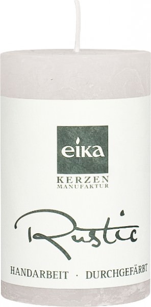 Partytischdecke.de | Kerze Eika Rustic Ø7x8 weiss