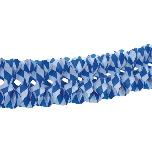Partytischdecke.de | Girlande Ø 16 cm x 10 m Bayerisch Blau 1 Stk