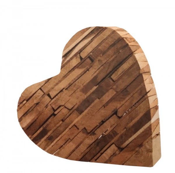 Partytischdecke.de | Holzherz 20 cm
