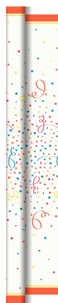 Partytischdecke.de | Duni Tischdecke Dunicel 1,18 x 40 m Confetti