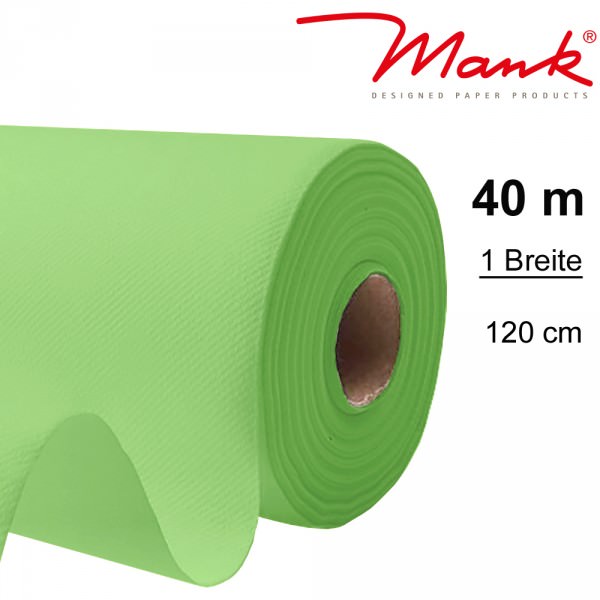 Partytischdecke.de | Tischdecke Mank Linclass 1,20 x 40 m apfelgrün