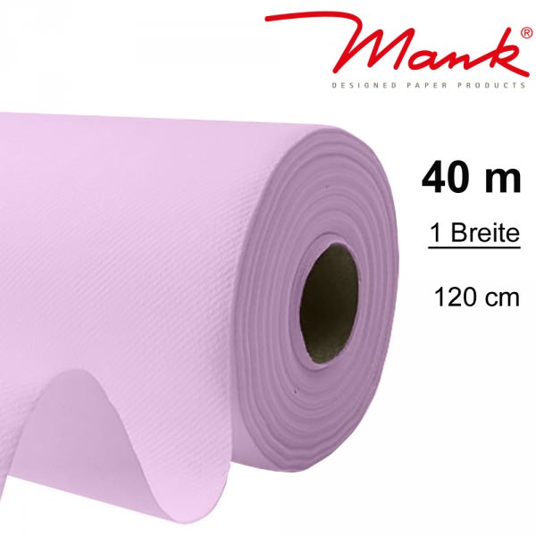 Partytischdecke.de | Tischdecke Mank Linclass 1,20 x 40 m hellrosa