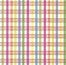 Partytischdecke.de | Servietten 33x33 Checkes Pattern 20 Stück