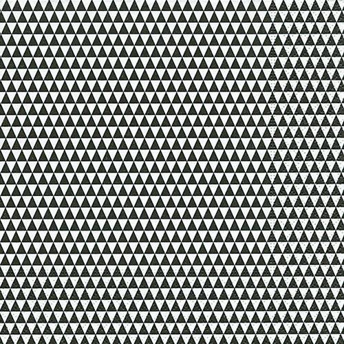 Servietten 33x33 Triangles allover Black 20 Stück