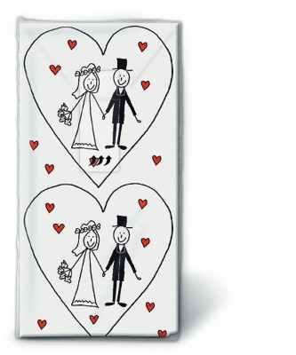 Motiv Taschentücher Päckchen Marriage 10 Stück