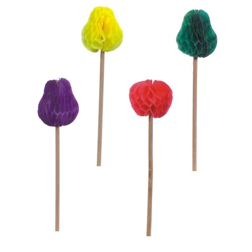 Partytischdecke.de | Deko-Picker 10,5 cm | Früchte | 10 Stück