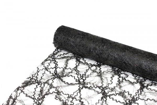 Partytischdecke.de | Sizotwist stahlgrau Rolle à 10 m x Breite