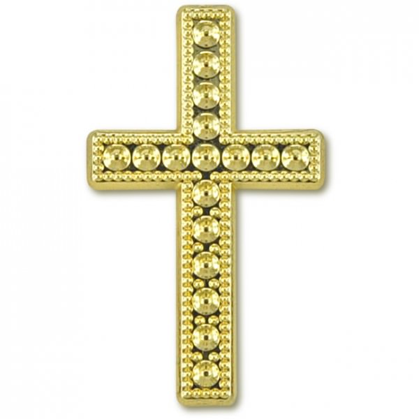 Deko-Kreuz Gold Größe 30x12 15 Stück