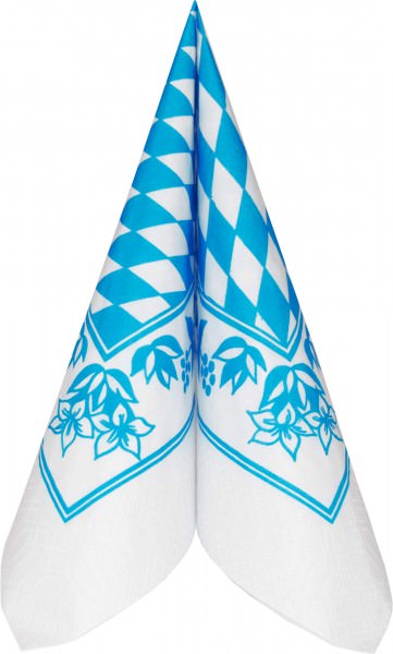 Duni Serviette Tissue 33x33 Bayr. Raute 250 Stück