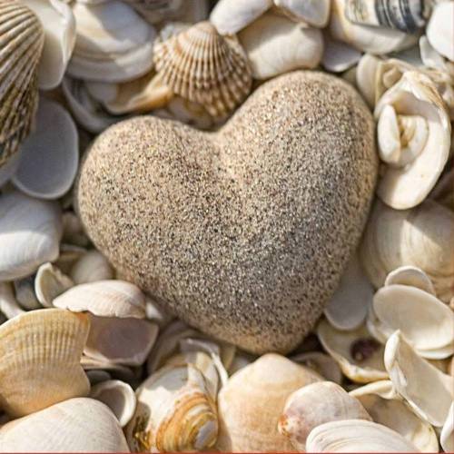 Partytischdecke.de | Serviette 33x33 | Stone Heart | 20 Stück
