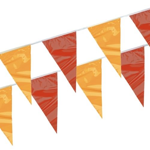 Partytischdecke.de | Wimpelkette 4 m gelb-rot 1 Stück
